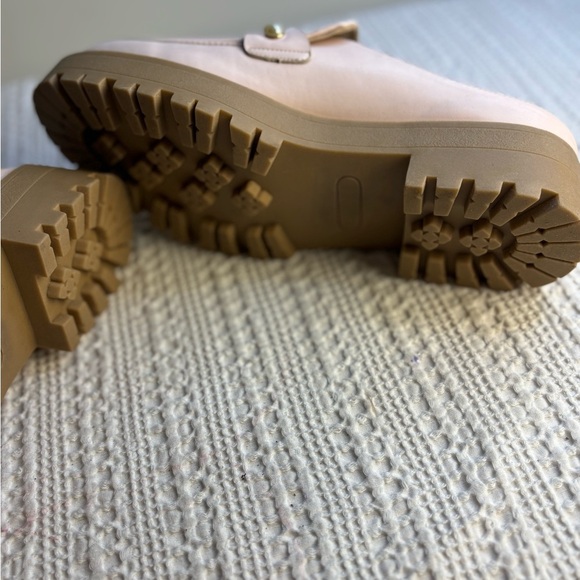 Crown & Ivy Pink Studded Loafers Flats - Picture 10 of 10